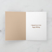 誕生日メルカトがソンブレロを着て カード (内部)