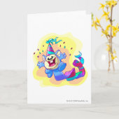 誕生日メルカ カード (黄色い花)