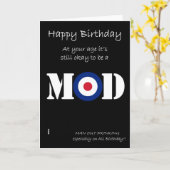 誕生日モダンカード カード (黄色い花)