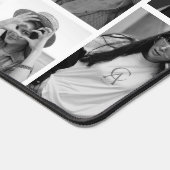 誕生日モダングランパグラマファミリーフォトコラージュ デスクマット (コーナー)