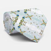 誕生日モダンサテンフーラードタイ ネクタイ (ロール)