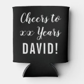 誕生日モダンパーティー応援 缶クーラー (正面)