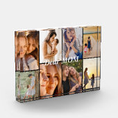 誕生日モダンママ家族フォトコーラ フォトブロック (左)