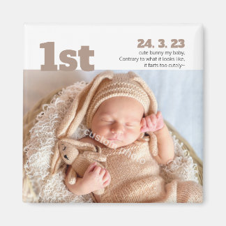 誕生日モダン、カスタム生産あり マグネット