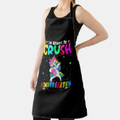 誕生日ユニコーンtシャツdesのベクトルおばあちゃん エプロン (インサイチュ)