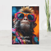 誕生日ユニークは優しい人のユーモアの一つ カード (正面)