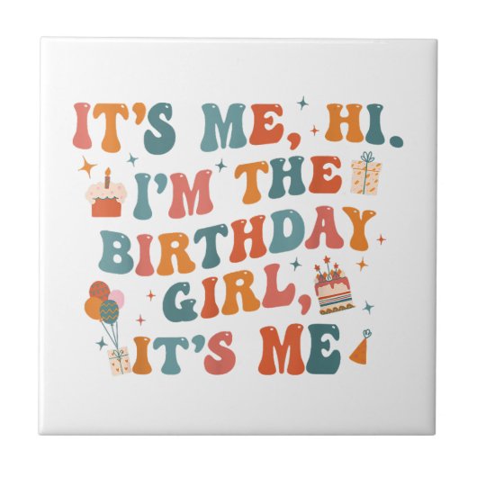 誕生日ユニークパーティーその私ハイイムザ誕生日ギ タイル (正面)