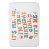 誕生日ユニークパーティーその私ハイイムザ誕生日ギ バスマット (正面縦)
