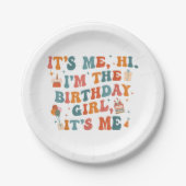 誕生日ユニークパーティーその私ハイイムザ誕生日ギ ペーパープレート (正面)