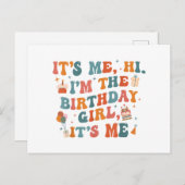 誕生日ユニークパーティーその私ハイイムザ誕生日ギ ポストカード (正面/裏面)