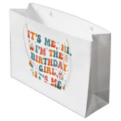 誕生日ユニークパーティーその私ハイイムザ誕生日ギ ラージペーパーバッグ (裏面アングル)