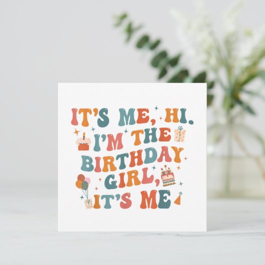 誕生日ユニークパーティーその私ハイイムザ誕生日ギ 招待状 (スタンド正面)