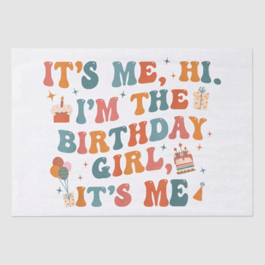 誕生日ユニークパーティーその私ハイイムザ誕生日ギ 薄葉紙 (正面)