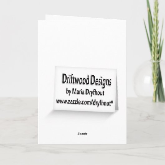 誕生日ユリ カード (裏面)