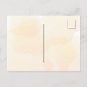 誕生日ユーカリグリッター黄金秋葉 インビテーションポストカード (裏面)