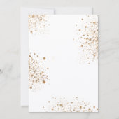 誕生日ユーカリ緑エレガント 招待状 (裏面)