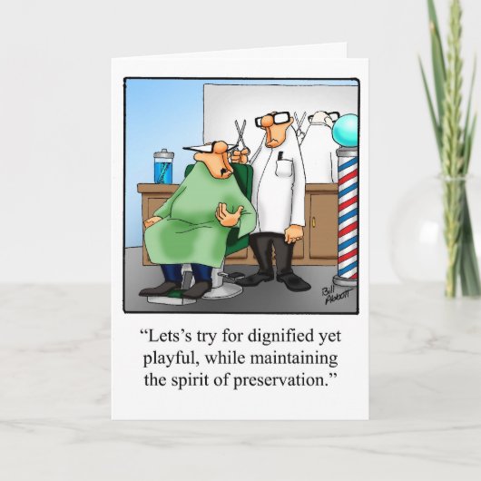 誕生日ユーモアあいさつカード カード (正面)