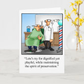 誕生日ユーモアあいさつカード カード (黄色い花)