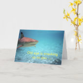 誕生日ユーモアのあるカード カード (黄色い花)