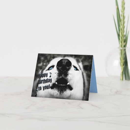 誕生日ユーモアのあるグリーティングカード カード (正面)
