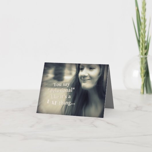 誕生日ユーモアのあるグリーティングカード カード (正面)