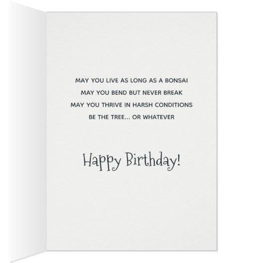 誕生日ユーモアのある忍者 (内側 (右))