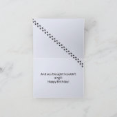 誕生日ユーモアのある挨拶(ドイツの羊飼い) カード (内部)