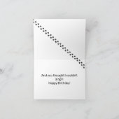 誕生日ユーモアのある挨拶(ドイツの羊飼い) カード (内部)