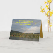 誕生日ユーモアのある、 カード (黄色い花)