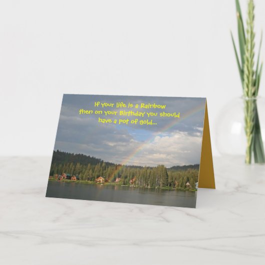 誕生日ユーモアのある、 カード (正面)