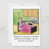 誕生日ユーモアパーティの招待状「斑点」 招待状 (正面)