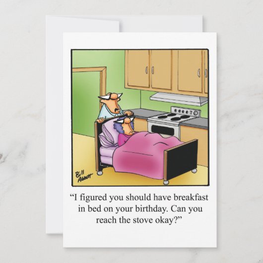 誕生日ユーモアパーティの招待状「斑点」 招待状 (正面)