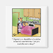 誕生日ユーモアブレックファーストインベッドマグネット マグネット (正面)