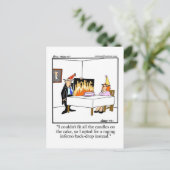 誕生日ユーモアポストカード「スペクティクル」 ポストカード (スタンド正面)