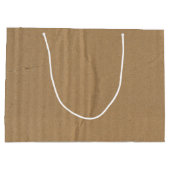 誕生日ユーモア文字オンダンボール ラージペーパーバッグ (裏面)