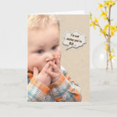 誕生日ユーモア カード (黄色い花)