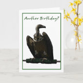 誕生日ユーモスバルチャーイラストレーション カード (黄色い花)