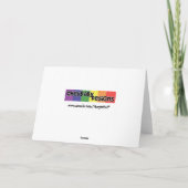 誕生日ライトカスペインのード –  カード (裏面)