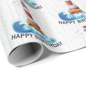誕生日ライトハウスオンウッド ラッピングペーパー (ロールコーナー)