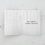 誕生日ライトハウスオンホワイトウォッシュウッド カード (内部)