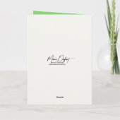 誕生日ラインボーケーキと振りかけ カード (裏面)