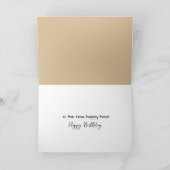 誕生日ラグドール子猫の枕 カード (内部)