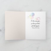 誕生日ラグドール遊子猫の泡 カード (内部)