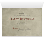 誕生日ラッキーブリンガーコンメットオールドブックスCC0233カード (内部横(下))