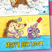 誕生日ラッピング災害はがき(N.Janes) ポストカード