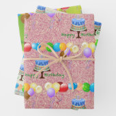 誕生日ラッピング紙セット ラッピングペーパーシート (インサイチュ)