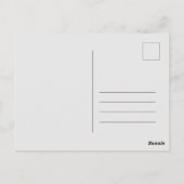 誕生日ラブスケッチポストカード ポストカード (裏面)