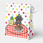 誕生日ラブラドールパピズビーフボックス フェイバーボックス (裏面サイド)