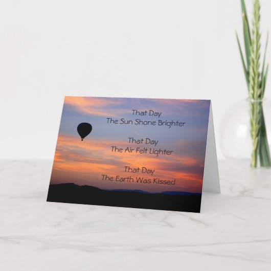 誕生日ラブ カード (正面)