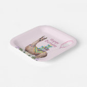 誕生日ラマ ペーパープレート (傾斜あり)